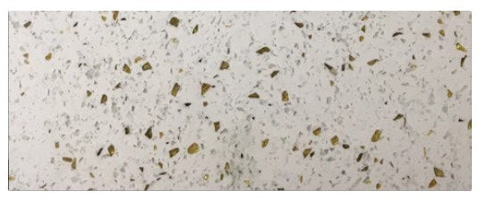 Full Tile Sample - Terrazzo Gold Terrazzo Tile - 24" x 24" x 3/8" Polished