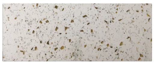 Terrazzo Gold Polished Terrazzo Tile - 4" x 12" x 3/8"