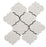 Terrazzo Silver Polished Terrazzo Mosaic - 4" Arabesque