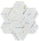 Thassos White & Calacatta Gold Marble Mosaic Polished 1