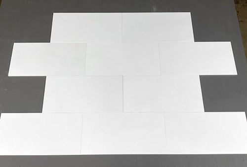 Thassos White Extra Marble Tile - 12" x 24" Honed