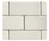 Thassos White Tumbled Marble Tile - 3" x 6" x 3/8"