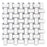 Thassos White Marble Mosaic Honed 1