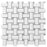 Thassos White Marble Mosaic Polished 1