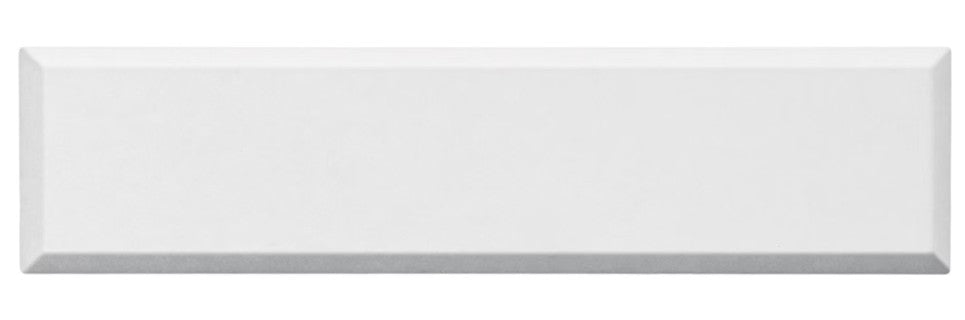 Thassos White Deep Beveled Marble Tile Polished 1