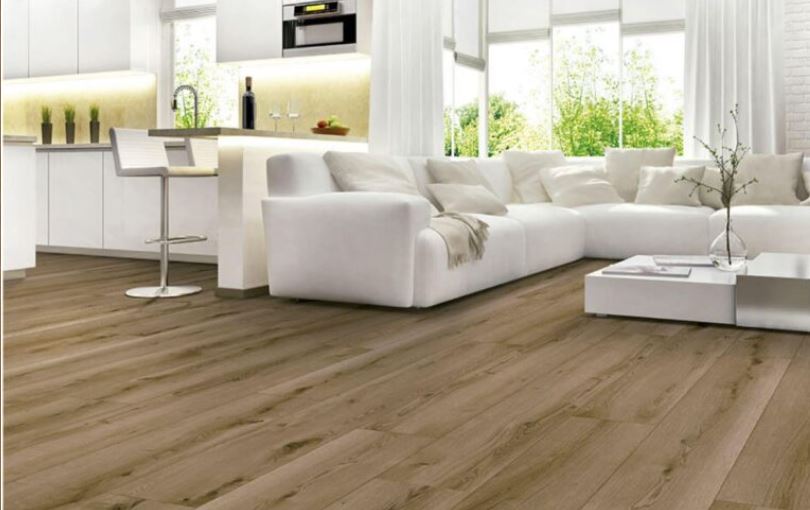 Cortona Plus Blue Vinyl Thatch Brown Luxury Vinyl Plank Urethane 2