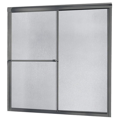 Tides Glass & Aluminum Brushed Nickel Shower Door Brushed Nickel 1