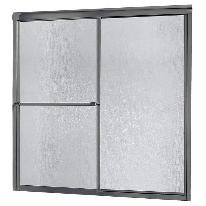Tides Glass & Aluminum Brushed Nickel Shower Door Brushed Nickel 1