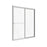 Tides Glass & Aluminum Brushed Nickel Shower Door Brushed Nickel 1