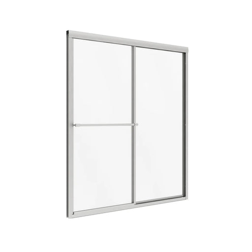 Tides Glass & Aluminum Brushed Nickel Shower Door Brushed Nickel 1