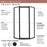 Tides Glass & Aluminum Brushed Nickel Shower Door Brushed Nickel 3