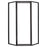 Tides Glass & Aluminum Brushed Nickel Shower Door Brushed Nickel 1