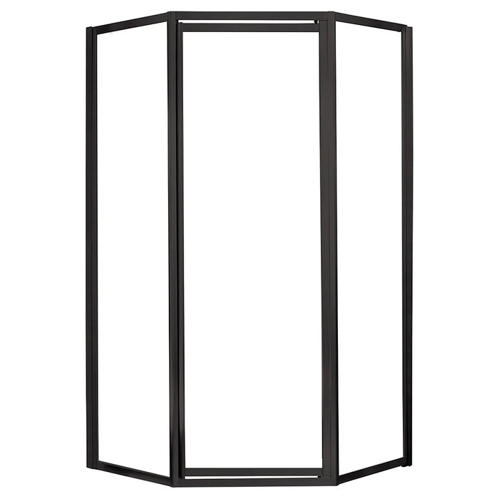 Tides Glass & Aluminum Brushed Nickel Shower Door Brushed Nickel 1
