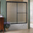 Tides Glass & Aluminum Oil Rubbed Bronze Glass Shower Door Oil Rubbed Bronze 2