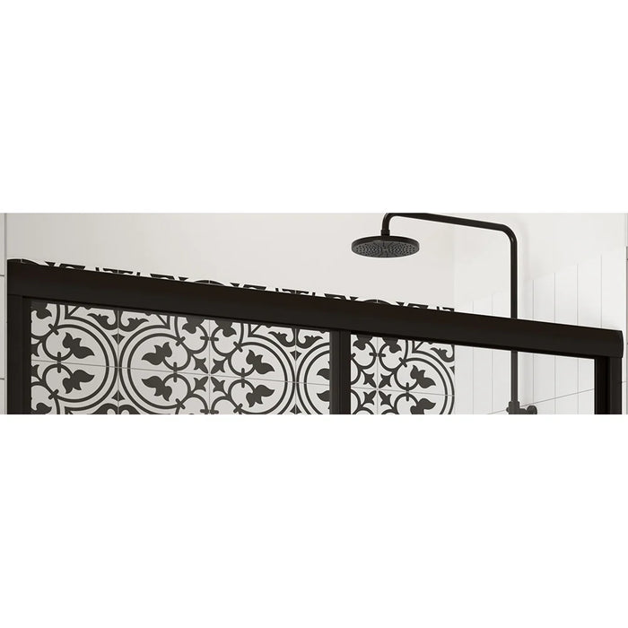 Tides Glass & Aluminum Oil Rubbed Bronze Glass Shower Door Oil Rubbed Bronze 4