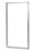 Tides Glass & Aluminum Silver Shower Door Silver 1