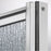 Tides Glass & Aluminum Silver Shower Door Silver 4