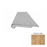 NatureTEK Plus Abreeza Burrow Oak Laminate Wood Moulding / Trim - 78.5" Overlap Stair Nose