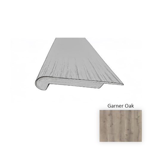 NatureTEK Plus Colossia Xxl Garner Oak Laminate Wood Moulding / Trim - 78.5" Overlap Stair Nose