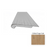 NatureTEK Plus Ellicott Point Gilded Page Oak Laminate Wood Moulding / Trim - 78.5" Overlap Stair Nose