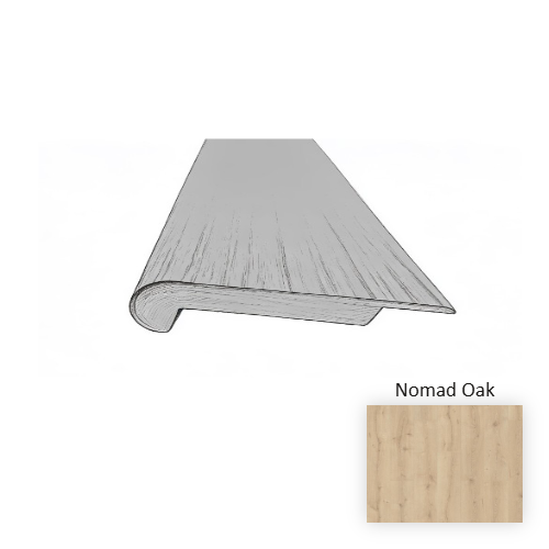 NatureTEK Plus Colossia Xxl Nomad Oak Laminate Wood Moulding / Trim - 78.5" Overlap Stair Nose