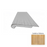 NatureTEK Premier Stellaris Solstice Hickory Laminate Wood Moulding / Trim - 78.5" Overlap Stair Nose