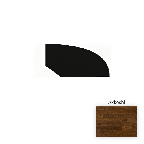 Mizunara Woods Wood Akkeshi Hardwood Moulding / Trim Urethane & Aluminum Oxide 1