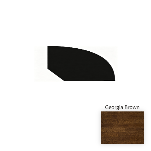 Inscription Wood Georgia Brown Hardwood Moulding / Trim Urethane & Aluminum Oxide 1