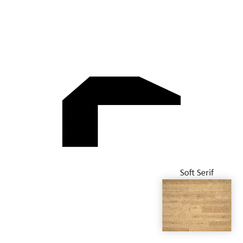 Inscription Wood Soft Serif Hardwood Moulding / Trim Urethane & Aluminum Oxide 1