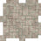 Titanium Cross Cut Travertine Mosaic - Tumbled 1