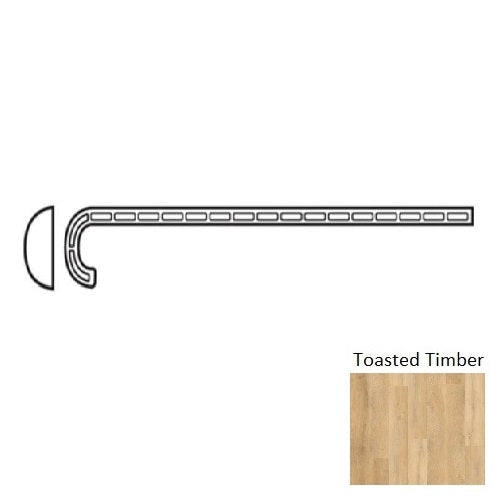 Bristol Point Vinyl Toasted Timber Btoas Stair Tread  Urethane 1