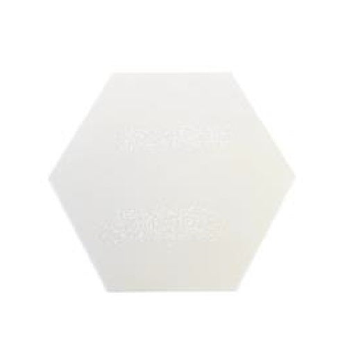 Full Tile Sample - Toscana Blanco Hexagon Porcelain Tile - 10" x 10" x 3/8" Matte