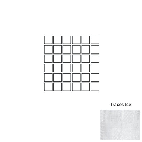 Trex Porcelain Traces Ice TC01 Mosaic Natural 1