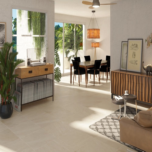 Trex Porcelain Ivory TX02 Tile Matte 3