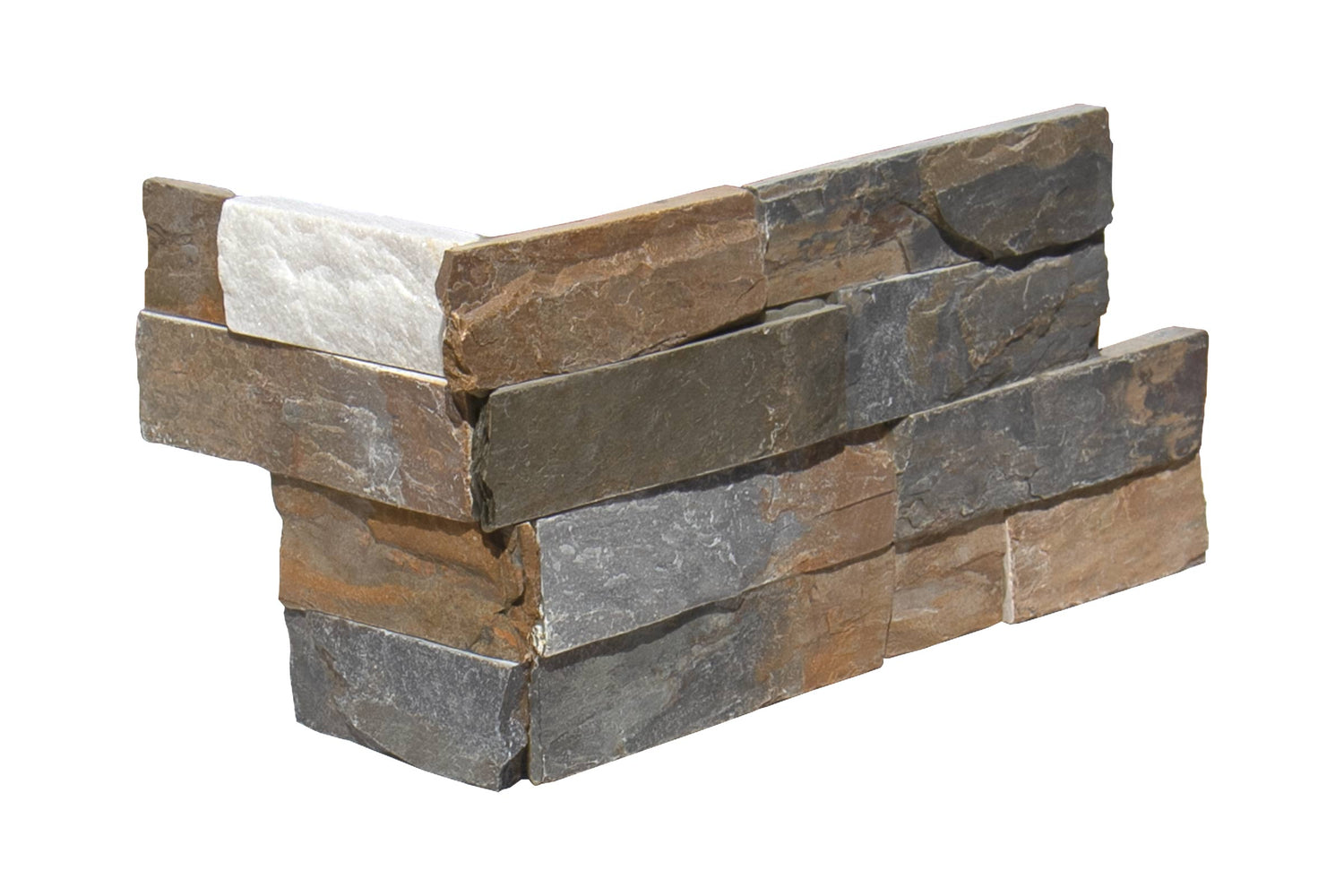 Tropical Gold Quartzite Ledgestone Corner Split Face 1