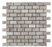 Tundra Gray Tumbled Marble Mosaic - 1" x 2" Brick