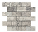 Tundra Gray Tumbled Marble Mosaic - 2" x 4" Brick