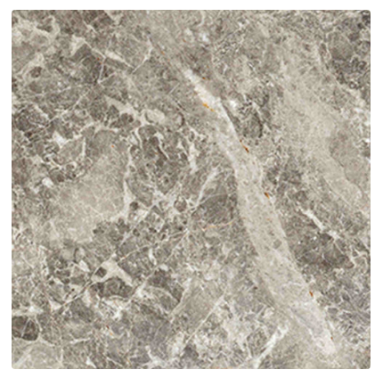 Tundra Gray Polished Marble Tile - 12" x 12" x 1/2"