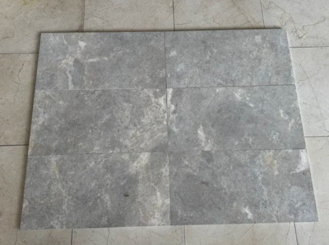 Tundra Gray Marble Tile Polished 1