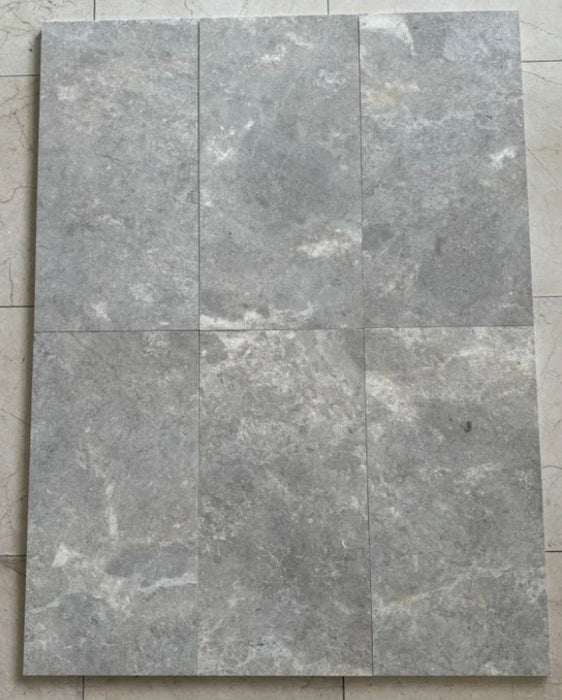 Tundra Gray Marble Tile Polished 2