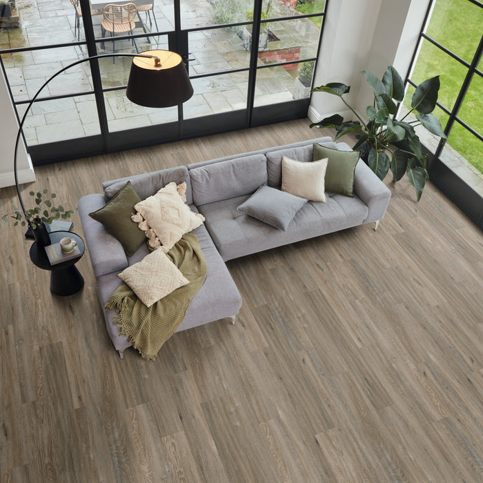Vinyl Tweed Oak Vinyl Tile Polyurethane 4