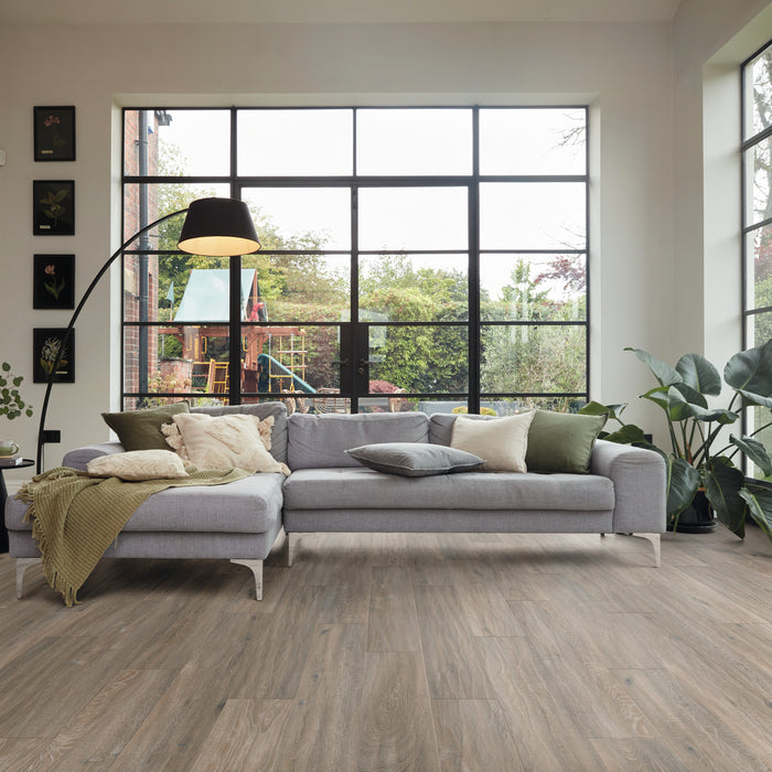 Vinyl Tweed Oak Vinyl Tile Polyurethane 3