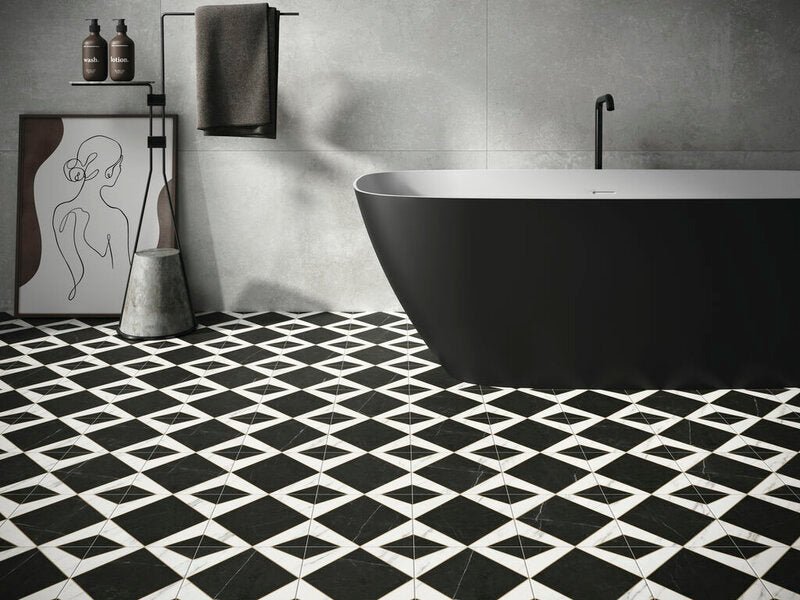 Ursino Porcelain Marquina Tile Matte 2