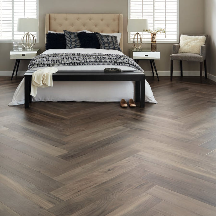 Vinyl Washed Walnut Vinyl Tile Polyurethane 3