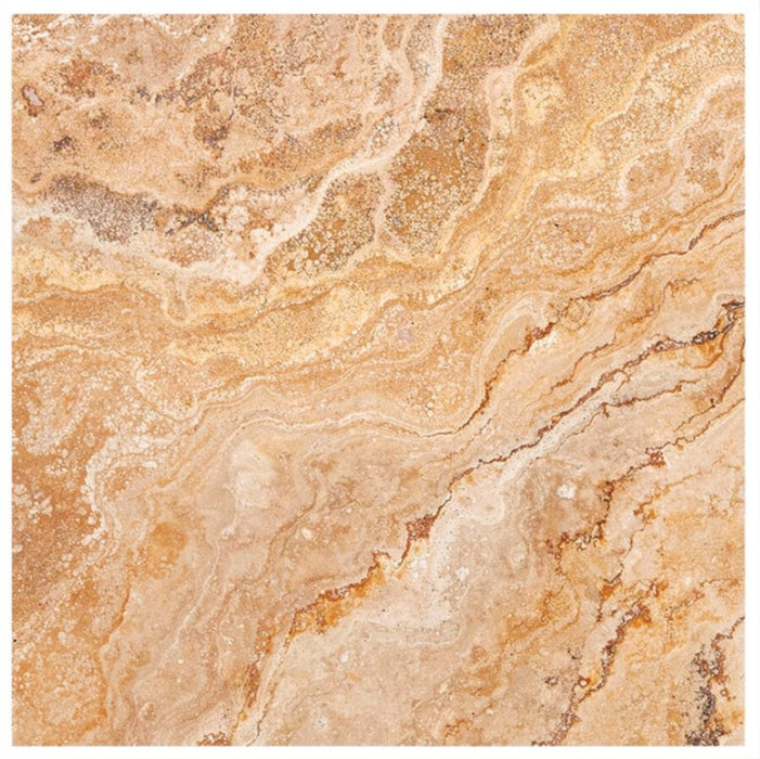 Valencia Travertine Tile - Filled & Honed 1