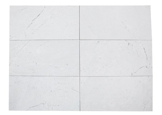 Valentino White Marble Tile - 12" x 24" Polished