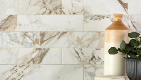Calacatta Ceramic Vecchia Tile Matte 2