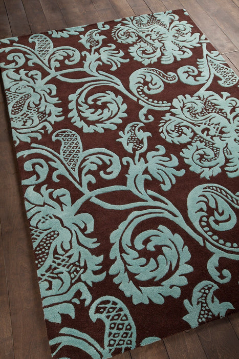 Wool 6002 Area Rug Textured 1