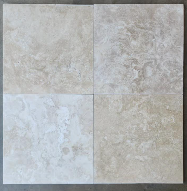 Vera Cruz Travertine Tile Filled & Honed 1