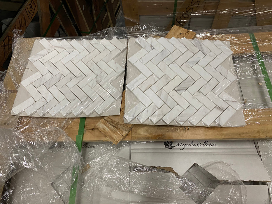 Volakas Marble Mosaic Polished 1